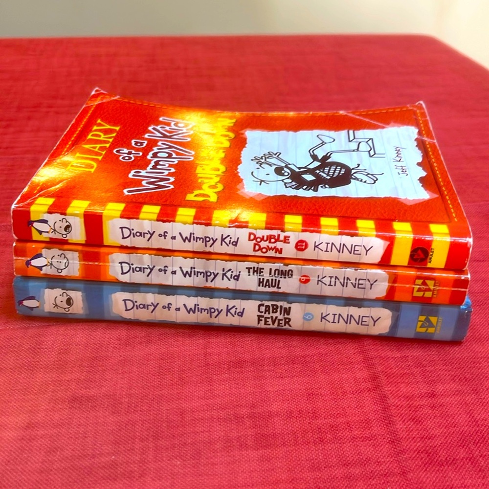3 Diary of a Wimpy Kid book set